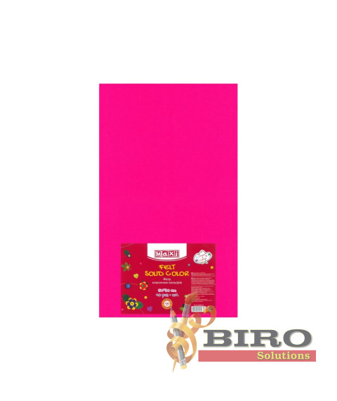 Fetru, 50x30cm, 180g/m2, coral, 10 foi, MAXI